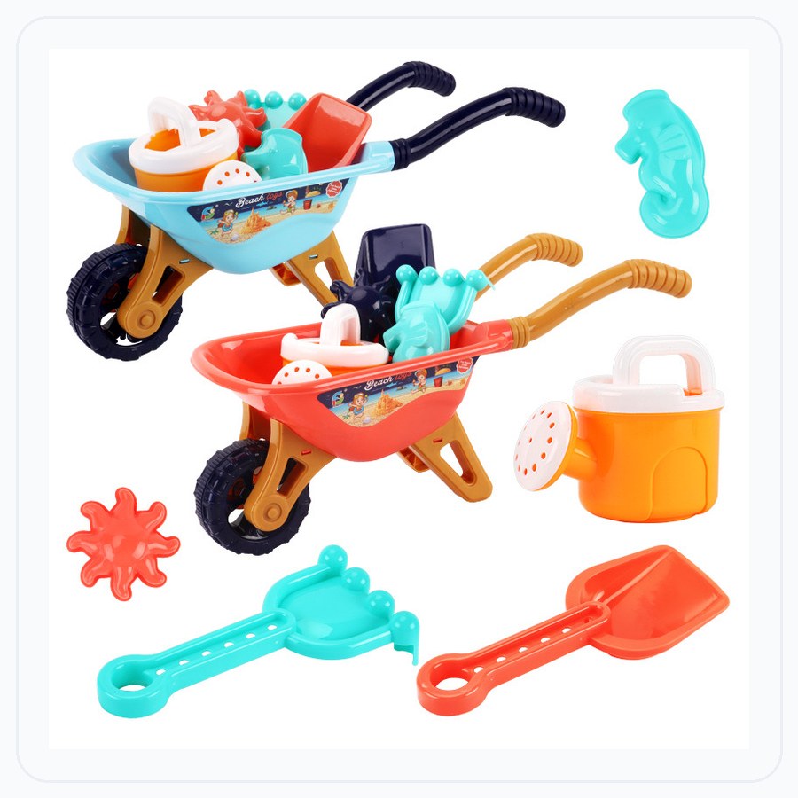 6-Piece Beach Toy Stroller Set